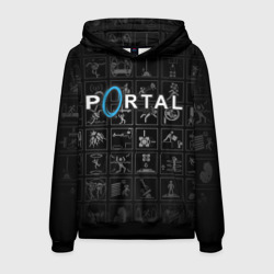 Мужская толстовка 3D Portal icons