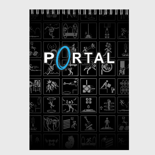 Скетчбук Portal icons, цвет белый