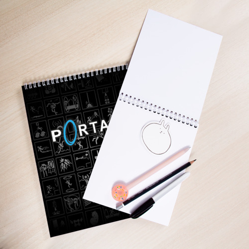 Скетчбук Portal icons, цвет белый - фото 3