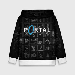 Детская толстовка 3D Portal icons