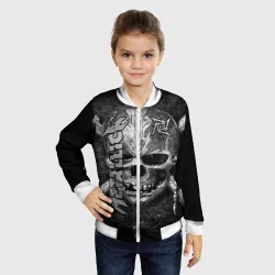 Детский бомбер 3D Metallica skull - фото 2