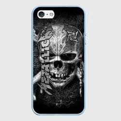 Чехол для iPhone 5/5S матовый Metallica skull
