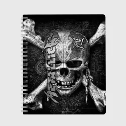 Тетрадь Metallica skull