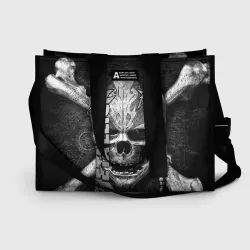 Сумка-шоппер 3D Metallica skull
