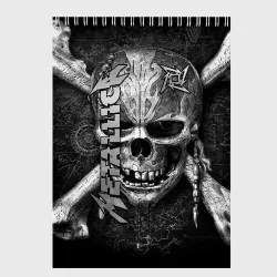 Скетчбук Metallica skull