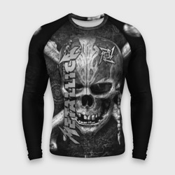Мужской рашгард 3D Metallica skull