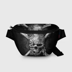 Поясная сумка 3D Metallica skull