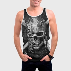 Мужская майка 3D Metallica skull - фото 2