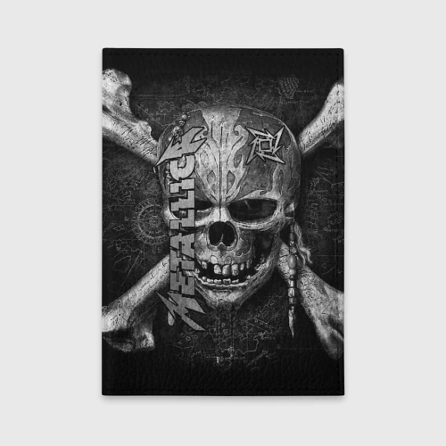 Обложка для автодокументов Metallica skull