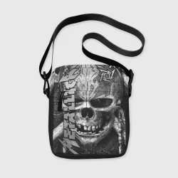 Сумка через плечо 3D Metallica skull