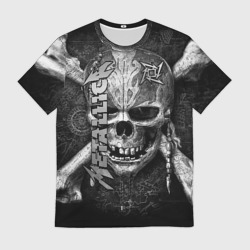 Мужская футболка 3D Metallica skull