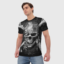 Мужская футболка 3D Metallica skull - фото 2