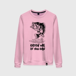 Женский свитшот хлопок Catch me if you can
