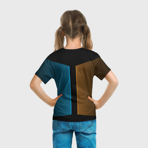 Детская футболка 3D Portal, цвет 3D печать - фото 6