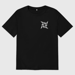 Мужская футболка хлопок Oversize Metallica