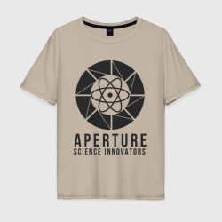 Мужская футболка хлопок Oversize Aperture lab