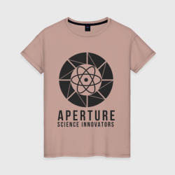 Женская футболка хлопок Aperture lab