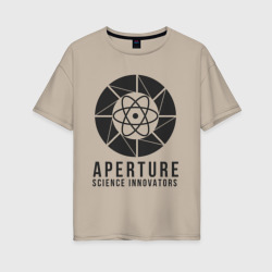 Женская футболка хлопок Oversize Aperture lab