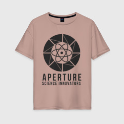 Женская футболка хлопок Oversize Aperture lab