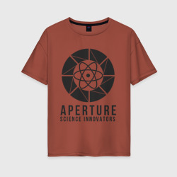 Женская футболка хлопок Oversize Aperture lab