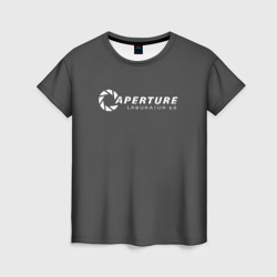 Женская футболка 3D Aperture lab