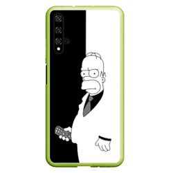 Чехол для Honor 20 Гомер Симпсон - в смокинге - black and white