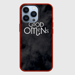 Чехол для iPhone 13 Pro Good omens крылья