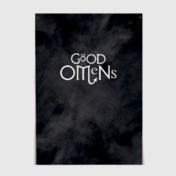 Постер Good omens крылья