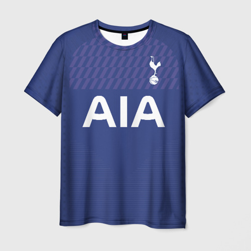 Мужская футболка 3D с принтом Tottenham away 19-20, вид спереди #2