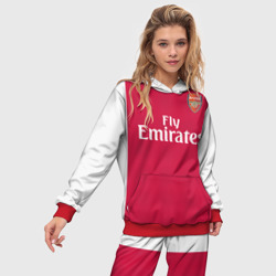 Женский костюм с толстовкой 3D Arsenal home 19-20 - фото 2