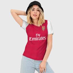 Женская футболка 3D Slim Arsenal home 19-20 - фото 2