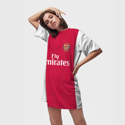 Платье-футболка 3D Arsenal home 19-20 - фото 2