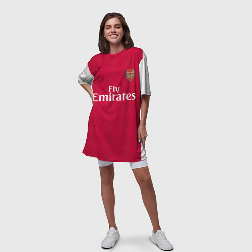 Платье-футболка 3D Arsenal home 19-20, цвет 3D печать - фото 5