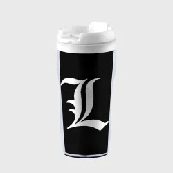Термокружка-непроливайка Death Note Тетрадь смерти l
