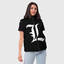 Женский жилет утепленный 3D Death Note Тетрадь смерти l - фото 2