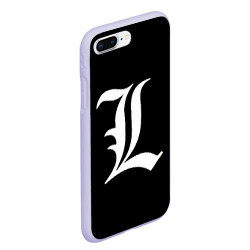 Чехол для iPhone 7Plus/8 Plus матовый Death Note Тетрадь смерти l - фото 2
