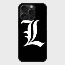 Чехол силиконовый для Apple iPhone 15 Pro матовый Death Note Тетрадь смерти l