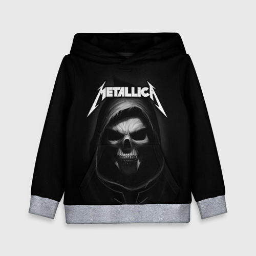 Детская толстовка 3D Metallica, цвет меланж