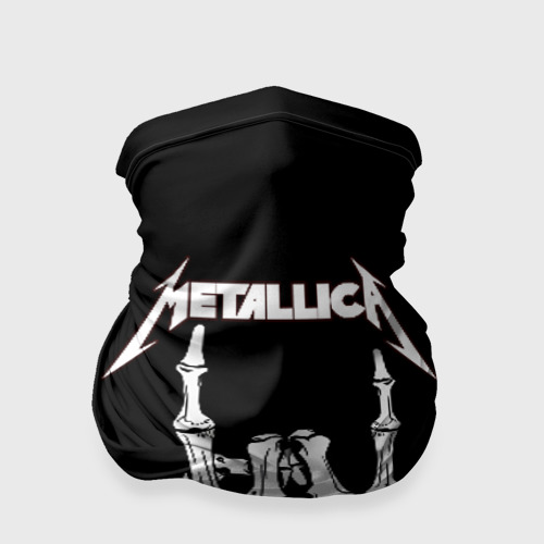 Бандана-труба 3D Metallica, цвет 3D печать