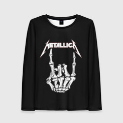 Женский лонгслив 3D Metallica