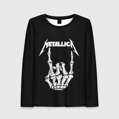 Женский лонгслив 3D Metallica, цвет 3D печать