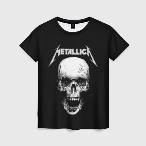 Женская футболка 3D Metallica, цвет 3D печать