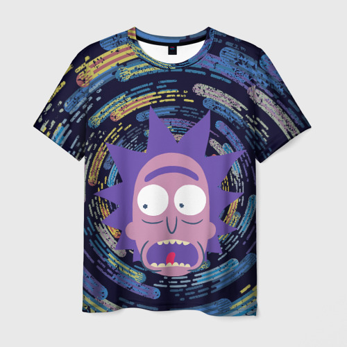 Мужская футболка 3D Screaming Rick Фото 01 Мужская футболка 3D Screaming Rick Фото 01