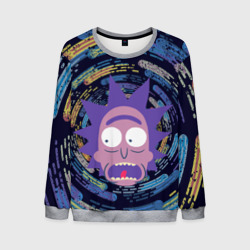 Мужской свитшот 3D Screaming Rick
