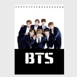 Скетчбук BTS постер