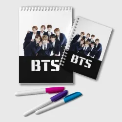 Блокнот BTS постер