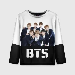 Детский лонгслив 3D BTS постер