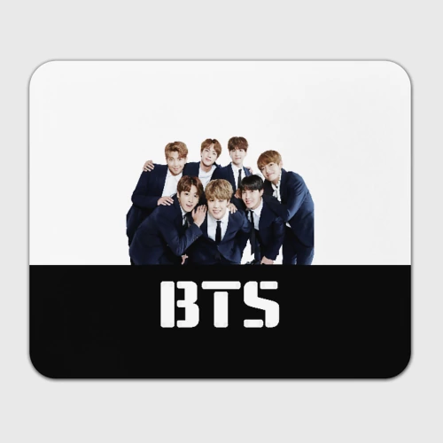 Прямоугольный коврик для мышки BTS постер