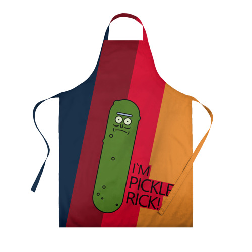 Фартук 3D Pickle Rick Фото 01 Фартук 3D Pickle Rick Фото 01