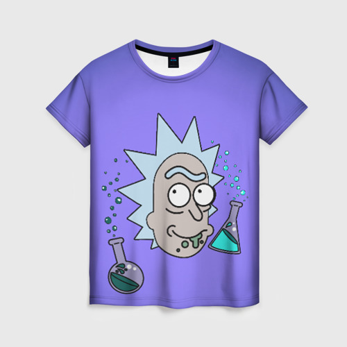 Женская футболка 3D Smart Rick Фото 01 Женская футболка 3D Smart Rick Фото 01